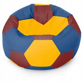 Sėdmaišis Ball XXL, mėlynas/raudonas/geltonas