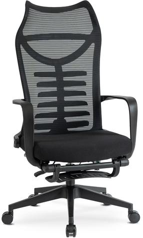 Darbo kėdė Acton, 65 x 65.5 x 115 - 122.5 cm, juoda