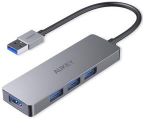 Jungčių stotelė Aukey CB-H3, sidabro