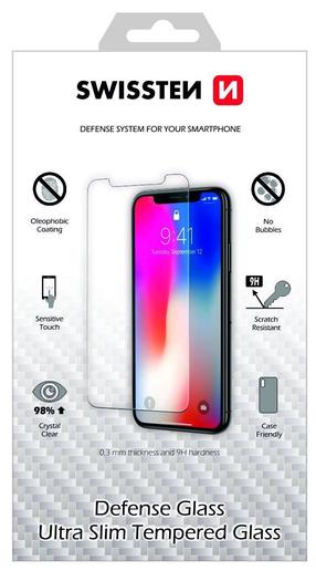 Telefono apsauginis stiklas Swissten Ultra Slim Premium Glass Apple iPhone 13 Pro Max, 9H
