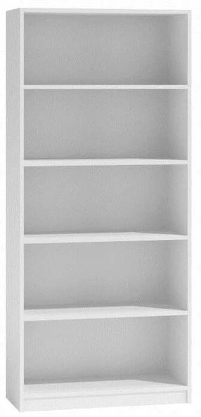 Pastatoma lentyna Onyx Shelf Unit, balta, 80 cm x 30 cm x 182 cm