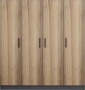 Spinta Kalune Design Kale 5001, šviesiai ruda, 52 cm x 180 cm x 190 cm