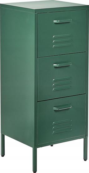 Stalčių blokas Beliani Wostok, žalia, 40 cm x 43 cm x 103 cm