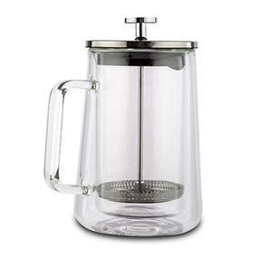 Kavinukas French Press Nava Acer, 1 l, skaidri/sidabro