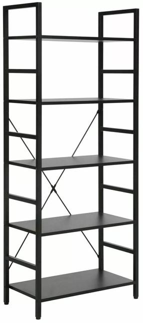 Pastatoma lentyna Loft R5, juoda, 60 cm x 30 cm x 146 cm