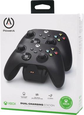 Įkrovimo stotelė PowerA Charging Station for XBOX SeriesX/S/One Controllers Black, juoda