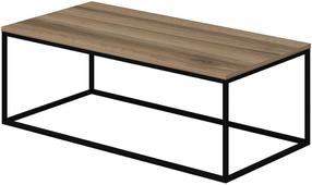 Kavos staliukas Kalune Design Tiger, riešuto, 120 cm x 60 cm x 42 cm