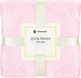 Pledas Springos Lovely Blankets Extra Soft, rožinis, 130 cm x 180 cm