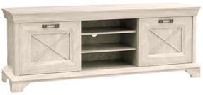 TV staliukas Forte Kashmir, baltas, 48.2 cm x 147.4 cm x 66.3 cm