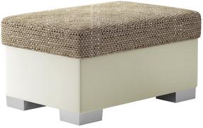 Pufas R4 Berlin 03, Soft 33, šviesiai ruda, 55 cm x 85 cm x 40 cm