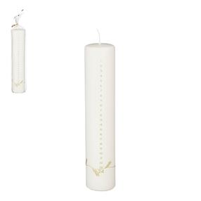 Žvakė, cilindrinė, 60 h, Balta