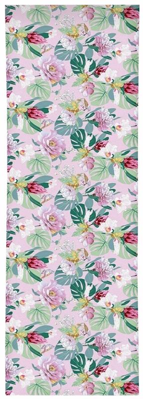 Naktinė užuolaida ZPMD-009, rožinė/turkio/žalia, 75 cm x 250 cm