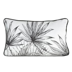 Dekoratyvinė pagalvėlė Paloma, balta/juoda, 30 cm x 45 cm