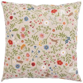 Dekoratyvinė pagalvėlė Home4you Holly, kreminė, 45 cm x 45 cm