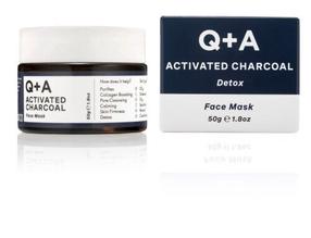 Veido kaukė Q+A Activated Charcoal, 50 ml