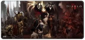 Pelės kilimėlis Blizzard Entertainment Diablo IV Inarius and Lilith, 94 cm x 42 cm x 0.4 cm, juoda