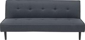 Sofa-lova Beliani Visby, tamsiai pilka, 180 x 92 cm x 80 cm