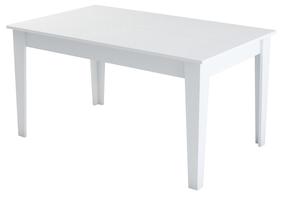 Valgomojo stalas Kalune Design Milan 519, baltas, 88 cm x 145 cm x 75 cm