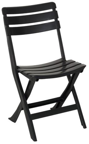 Sulankstoma kėdė Bica Pinta, juoda, 43 cm x 40 cm x 79 cm