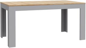 Valgomojo stalas išskleidžiamas Forte Bohol, ąžuolo/pilka, 160 - 206.6 cm x 90.2 cm x 78.2 cm