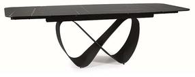 Stalas išskleidžiamas Infinity, juodas, 160 - 240 cm x 95 cm x 76 cm
