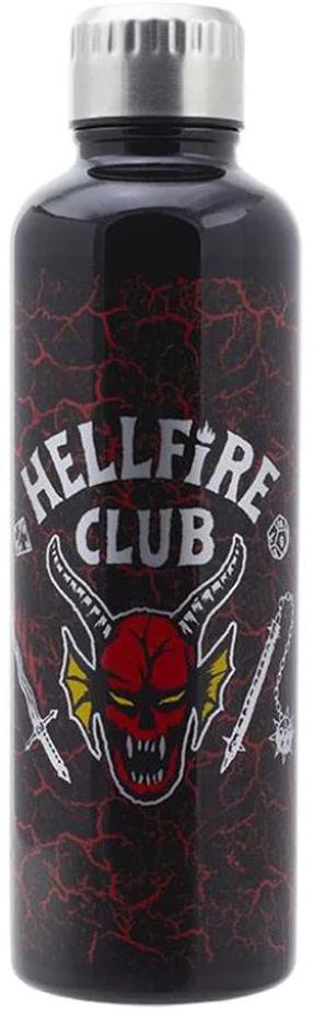 Gertuvė Paladone Stranger Things Hellfire Club Water Bottle, juoda, 500 ml