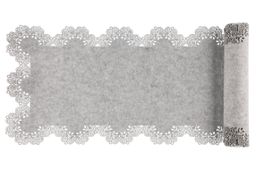 Stalo takelis stačiakampė Winteria Olga, pilka, 40 x 150 cm