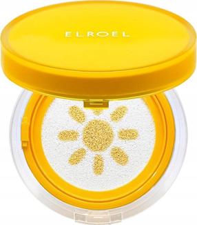 Veido kremas Elroel Yellow Sun Cushion Sunscreen, 15 g, SPF 50+