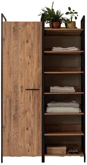 Pastatoma lentyna Kalune Design Dynamic Takım 1, pušies, 128 cm x 52 cm x 225 cm