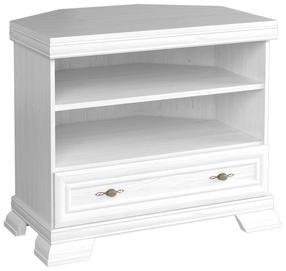 Televizoriaus spintelė Gala Meble Kora KRTN, baltas, 63 cm x 89 cm x 77 cm