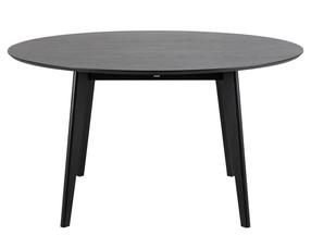 Stalas Roxby, juodas, 140 cm x 140 cm x 76 cm