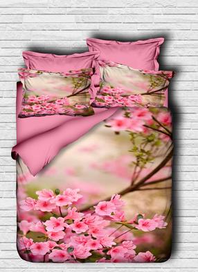 Patalynės užvalkalų komplektas Mijolnir 178PRL1145, rudas/žalias/rožinis, 160 x 220 cm