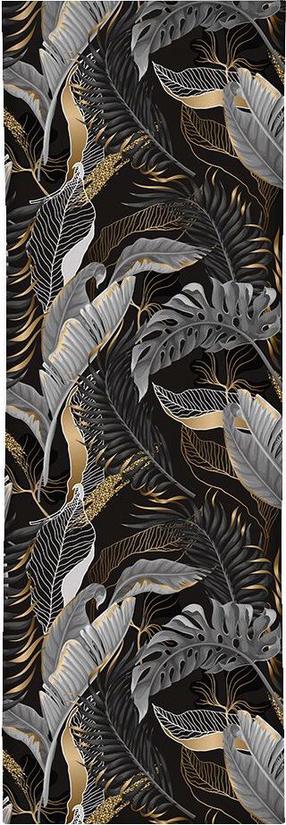 Naktinė užuolaida ZPMB-76, aukso/juodos/grafito, 75 cm x 245 cm