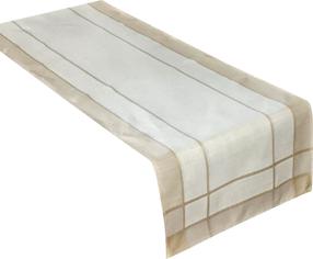 Stalo takelis stačiakampė OC-02, balta/smėlio, 40 x 160 cm