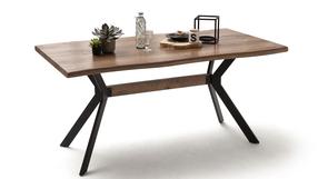 Valgomojo stalas MCakcent Kerala, rudas, 160 cm x 90 cm x 76 cm