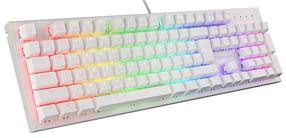 Klaviatūra Genesis THOR 303 Outemu Brown, EN, balta