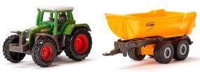  Žaisliniai traktoriai su priedais Siku Fendt Farm Tractor S1605, geltona/žalia