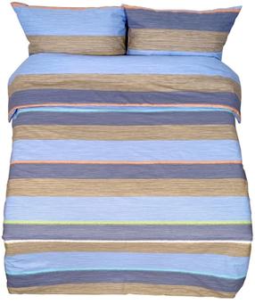 Antklodės užvalkalas Rustilė The Beach 1237, mėlyna/ruda, 150 cm x 215 cm