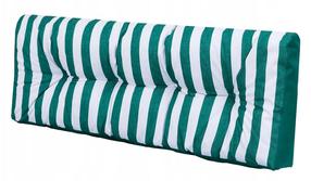 Lauko baldų pagalvė Hobbygarden Leo Long Back LEDZZP12, balta/žalia, 40 x 120 cm