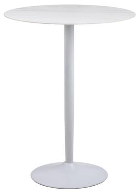 Baro stalas Malta, baltas, 80 cm x 80 cm x 105 cm