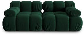 Modulinė sofa Micadoni Home Bellis 2 Seats, tamsiai žalia, 188 x 94 cm x 63 cm