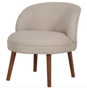 Kėdė Hanah Home Nice 558ZEN1131, kreminė, 67 cm x 60 cm x 66 cm