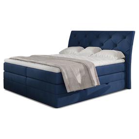 Lova dvigulė continental Mirabel Solar 79, 140 x 200 cm, tamsiai mėlyna, su čiužiniu