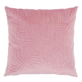 Dekoratyvinės pagalvėlės užvalkalas myHome Velvet Fan, rožinė, 45 cm x 45 cm