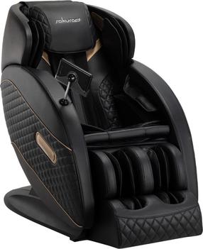 Masažinė kėdė ActivEshop Sakura, juodas, 128 cm x 78 cm x 122 cm