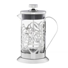  Kavinukas French Press Ambition Larissa, 0.6 l, skaidri/sidabro