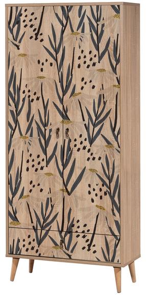 Spinta Kalune Design City Daisy, įvairių spalvų, 45 cm x 80 cm x 190 cm