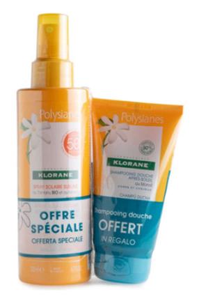 Apsaugos nuo saulės rinkinys kūnui Klorane Sublime Bio, 200 ml