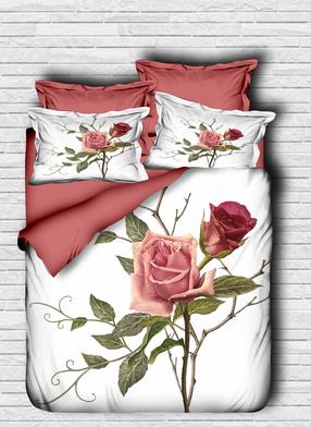 Patalynės užvalkalų komplektas Mijolnir 178PRL1144, baltas/žalias/rožinis, 160 x 220 cm