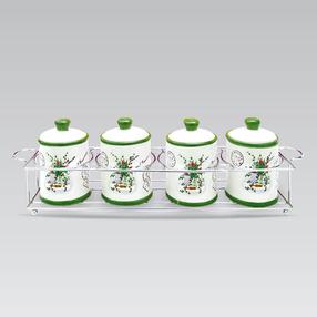 Prieskoninių rinkinys Maestro Fantasy MR-20065-04CS, balta/žalia